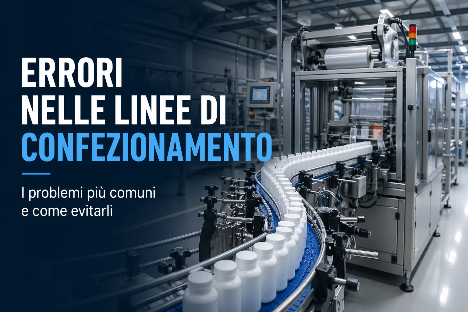 Errori nelle linee di confezionamento industriale