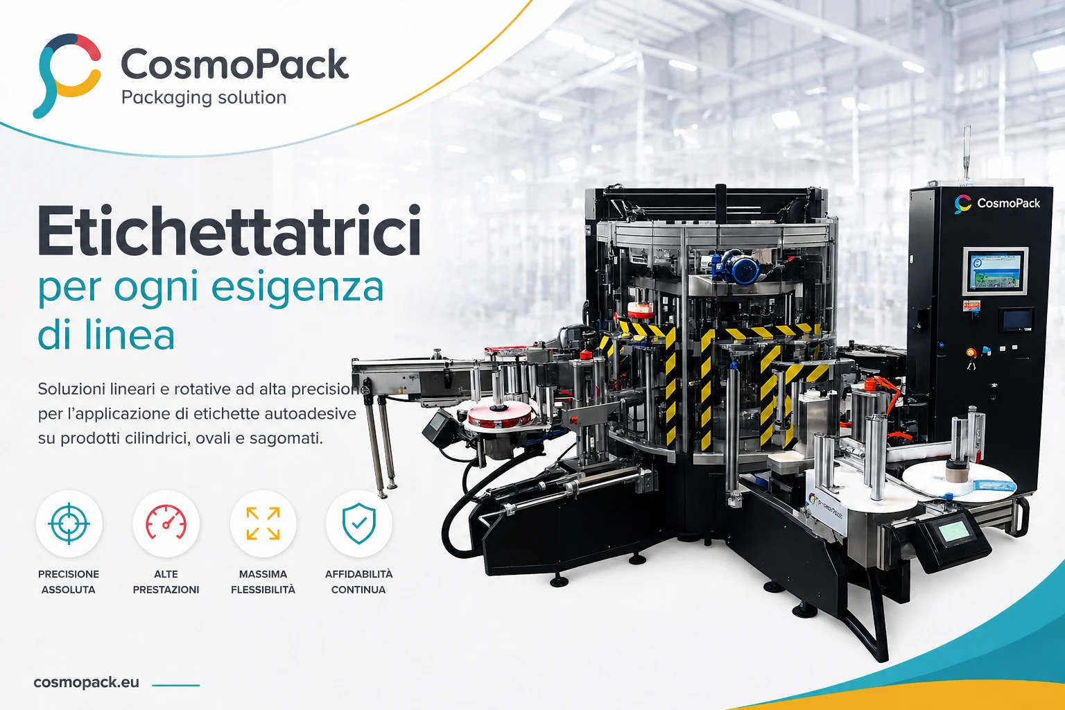 Macchine etichettatrici industriali