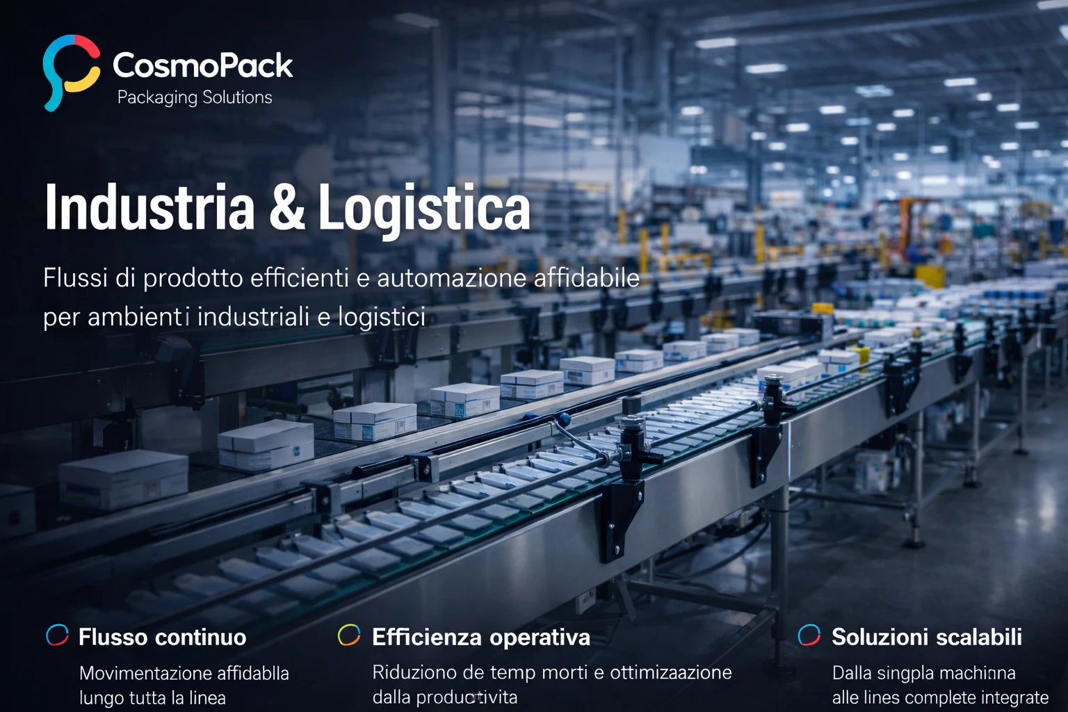 Automazione industria e logistica Cosmopack
