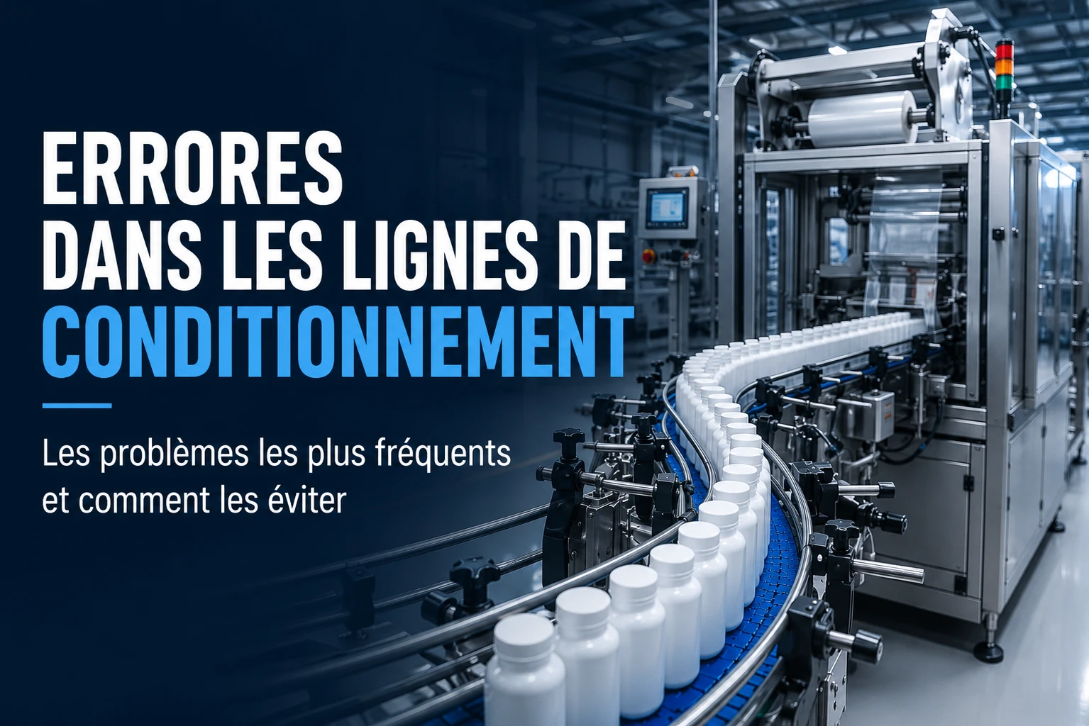 Erreurs dans les lignes de conditionnement industriel