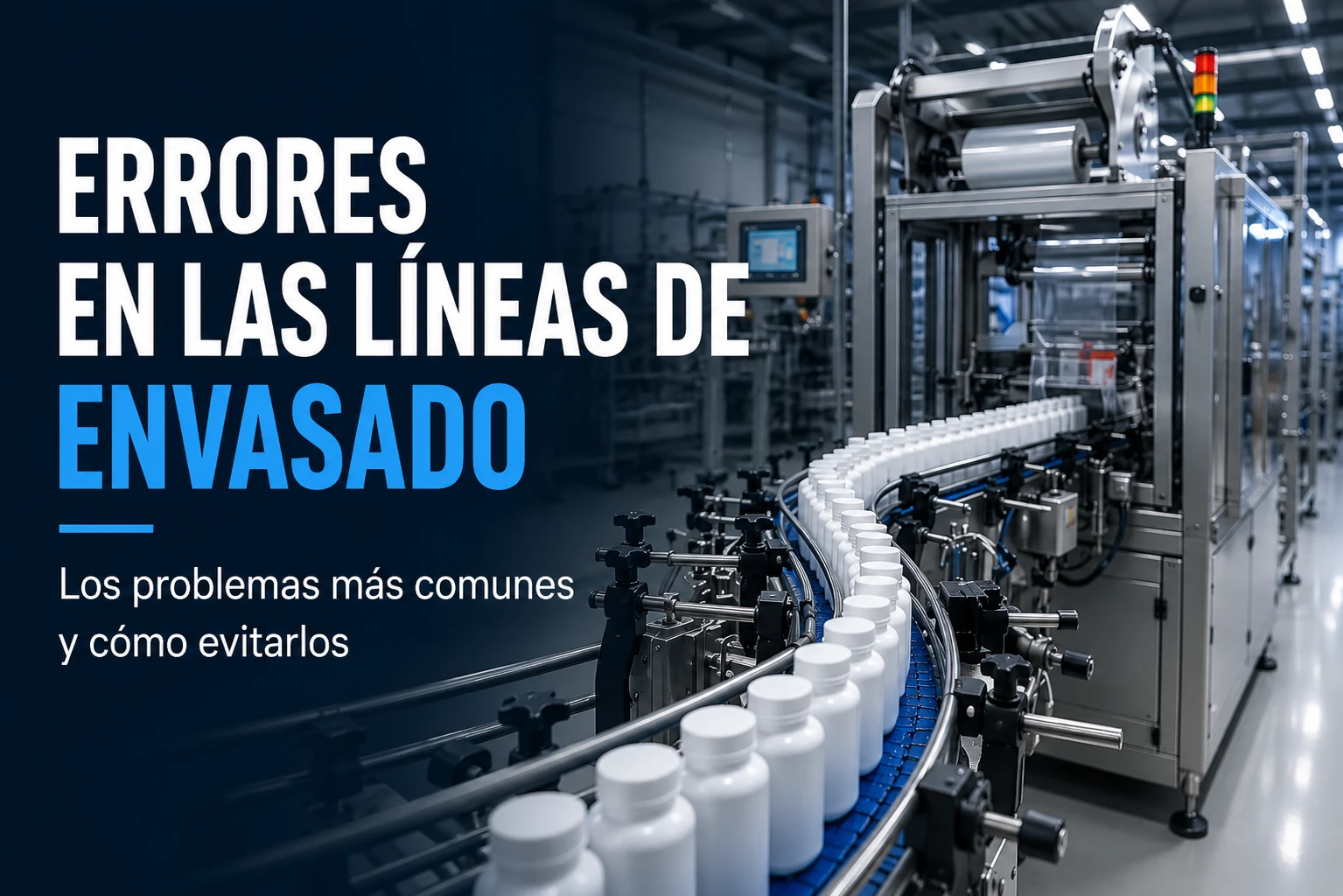 Errores en líneas de envasado industrial