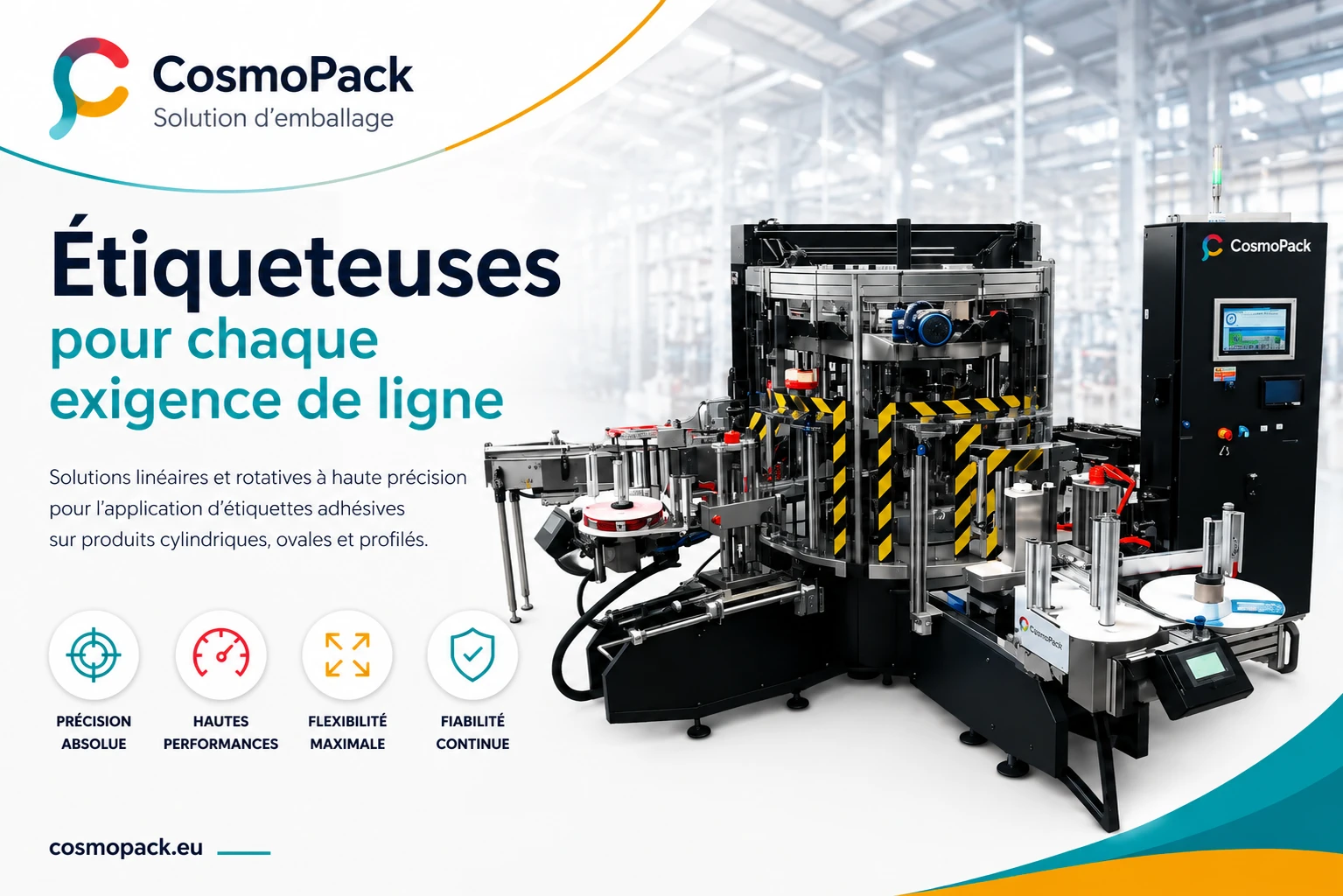 Machines d’étiquetage industrielles