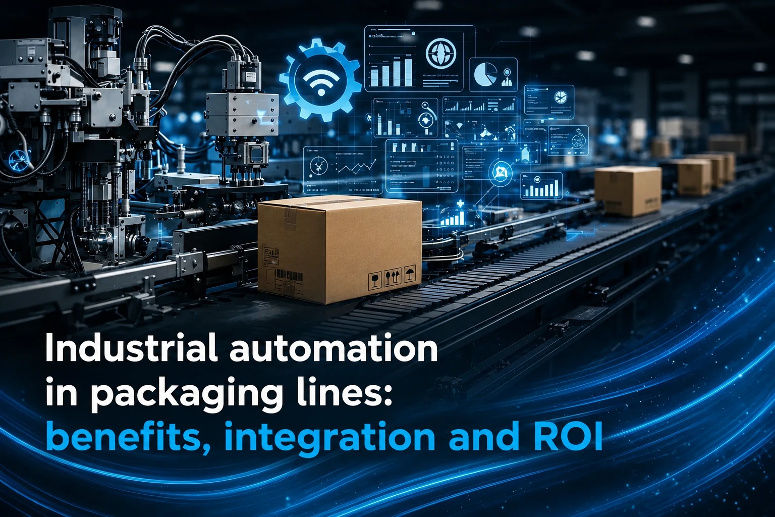 Industrial packaging automation in packaging lines