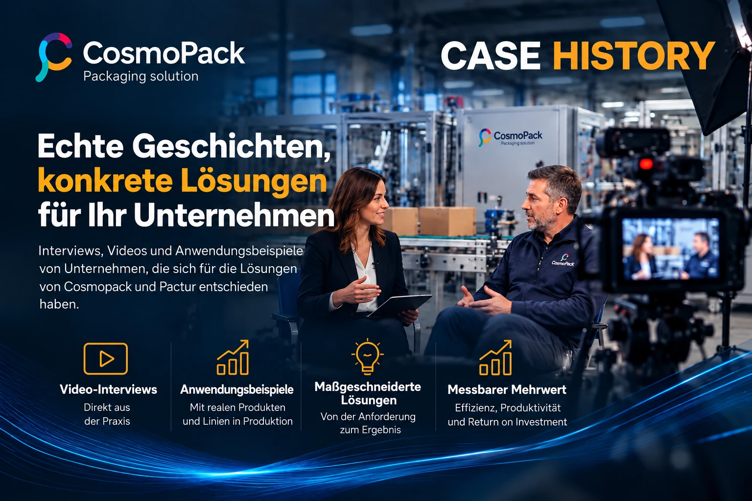Case History Cosmopack - reale Anwendungen und konkrete Lösungen für industrielle Verpackung